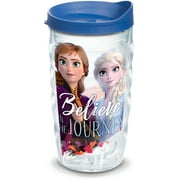 Tervis Disney - Frozen 2 - Anna \u0026 Elsa's Journey Made in USA Double Walled Insulated Travel Tumbler, Classic - 10oz Wavy